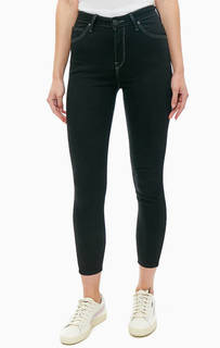 Черные укороченные джинсы Scarlett High Croppe Lee