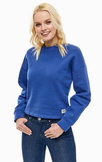 Синий свитшот из хлопка Lee