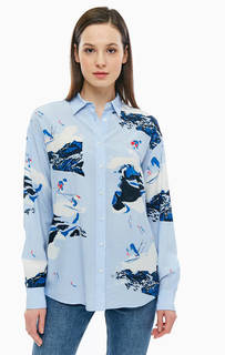 Рубашка из вискозы свободного кроя Gant