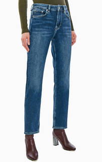 Прямые синие джинсы с высокой талией Mary Pepe Jeans