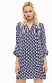 Короткое фиолетовое платье с длинными рукавами Pepe Jeans