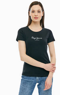 Хлопковая футболка с короткими рукавами Pepe Jeans