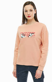 Хлопковый свитшот с декором из пайеток и бисера Pepe Jeans
