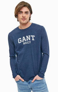 Футболка из хлопка с логотипом бренда Gant