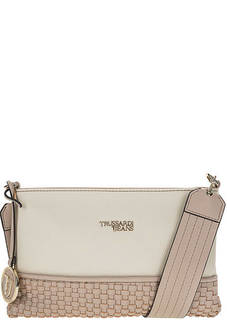 Сумка с плетеной вставкой Trussardi Jeans