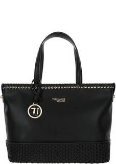 Вместительная сумка с одним отделом на молнии Trussardi Jeans