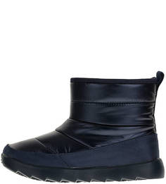 Зимние полусапоги синего цвета Skechers