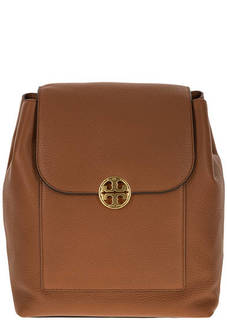 Кожаный городской рюкзак с откидным клапаном Tory Burch