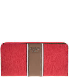 Красный кошелек со съемной петлей на запястье Guess