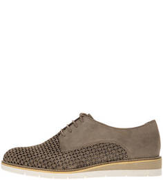 Замшевые полуботинки на шнуровке Tamaris