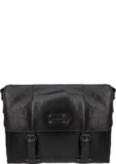 Кожаная сумка через плечо с отделением для ноутбука Gianni Conti