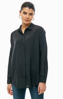 Черная блуза на пуговицах Vero Moda