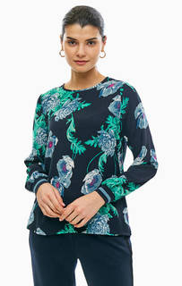 Блуза с цветочным принтом и длинными рукавами Vero Moda