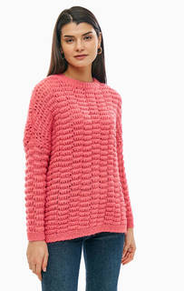 Розовый свитер свободного кроя Only