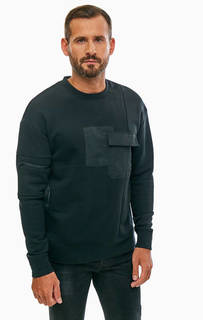 Черный свитшот с карманами Jack & Jones