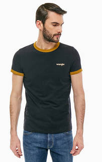 Хлопковая футболка с логотипом бренда Wrangler