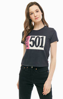 Хлопковая футболка с принтом Levis®