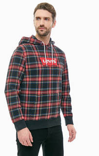 Хлопковая толстовка в клетку Levis®