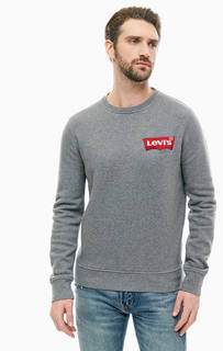 Свитшот из хлопка серого цвета Levis®