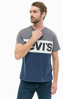 Хлопковая футболка с принтом Levis®