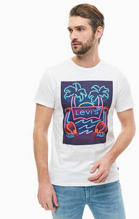 Хлопковая футболка с ярким принтом Levis®