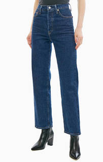 Синие джинсы на болтах Ribcage Straight Ankle Levis®