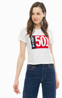 Хлопковая футболка с ярким принтом Levis®