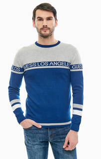 Джемпер из хлопка с круглым вырезом Guess