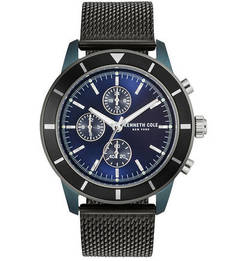 Часы с люминесцентными стрелками Dress Sport Kenneth Cole
