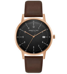 Кварцевые часы с функцией даты Slim Kenneth Cole