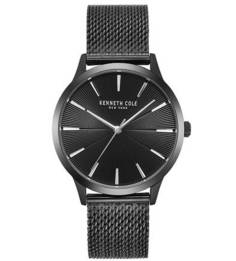 Часы с черный металлическим браслетом Classic Kenneth Cole