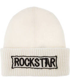 Трикотажная шапка с нашивкой Trussardi Jeans