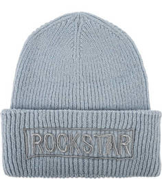 Трикотажная шапка с нашивкой Trussardi Jeans