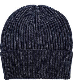 Шапка с вышитым логотипом бренда Trussardi Jeans