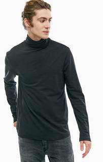 Хлопковая водолазка черного цвета Gas