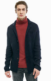 Кардиган на пуговицах с карманами и заплатами Gaudi