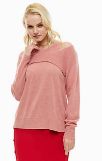 Шерстяной джемпер с открытыми плечами Pinko