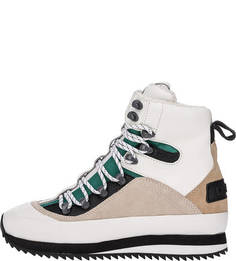 Кожаные ботинки на скрытой танкетке Diesel