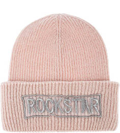 Трикотажная шапка с нашивкой Trussardi Jeans