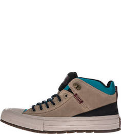 Высокие замшевые кеды на шнуровке Converse
