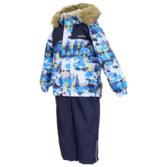 Комплект с полукомбинезоном Huppa