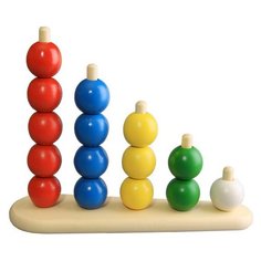 Пирамидка-сортер RNToys Абака с