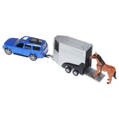 Внедорожник HTI с прицепом для