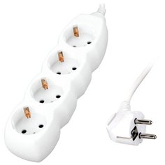 Удлинитель SUPRA S-4-E-5M white