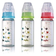 BabyOno Бутылочка стеклянная