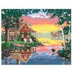 Рыжий кот Картина по номерам