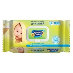 Влажные салфетки Солнце и Луна