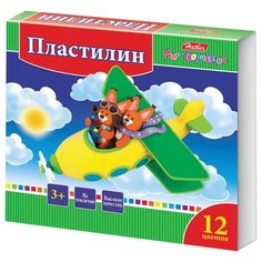 Пластилин Hatber Ушастики 12