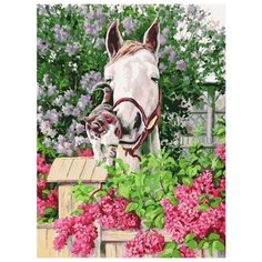 Рыжий кот Картина по номерам