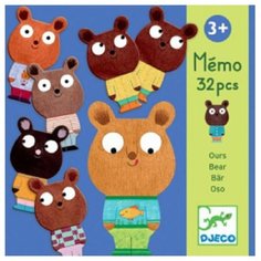Настольная игра DJECO Мемо Мишки